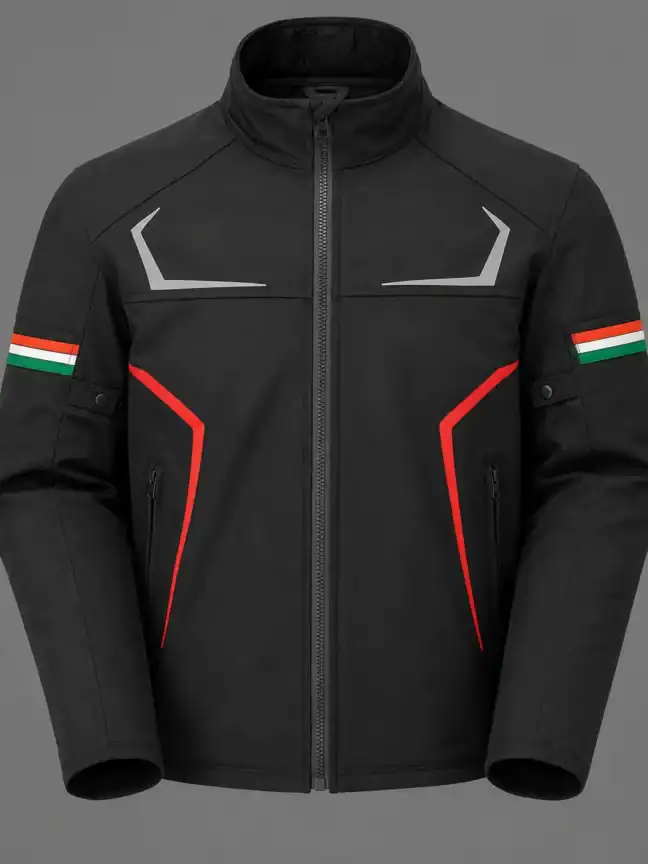 RNB-1202: Men's Reflective Sport Softshell Riding Jacket