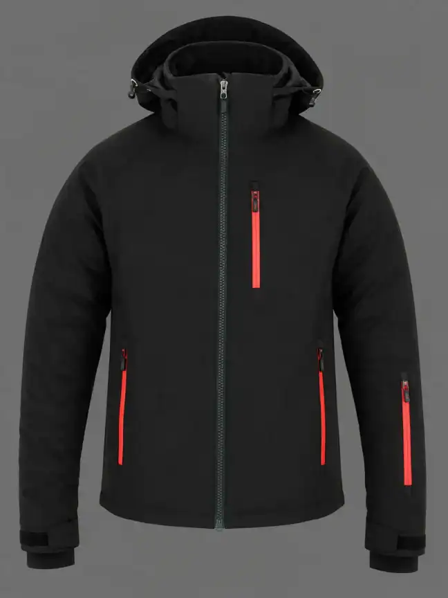 RNB-1221: Men's Hooded All-Weather Softshell Riding Jacket